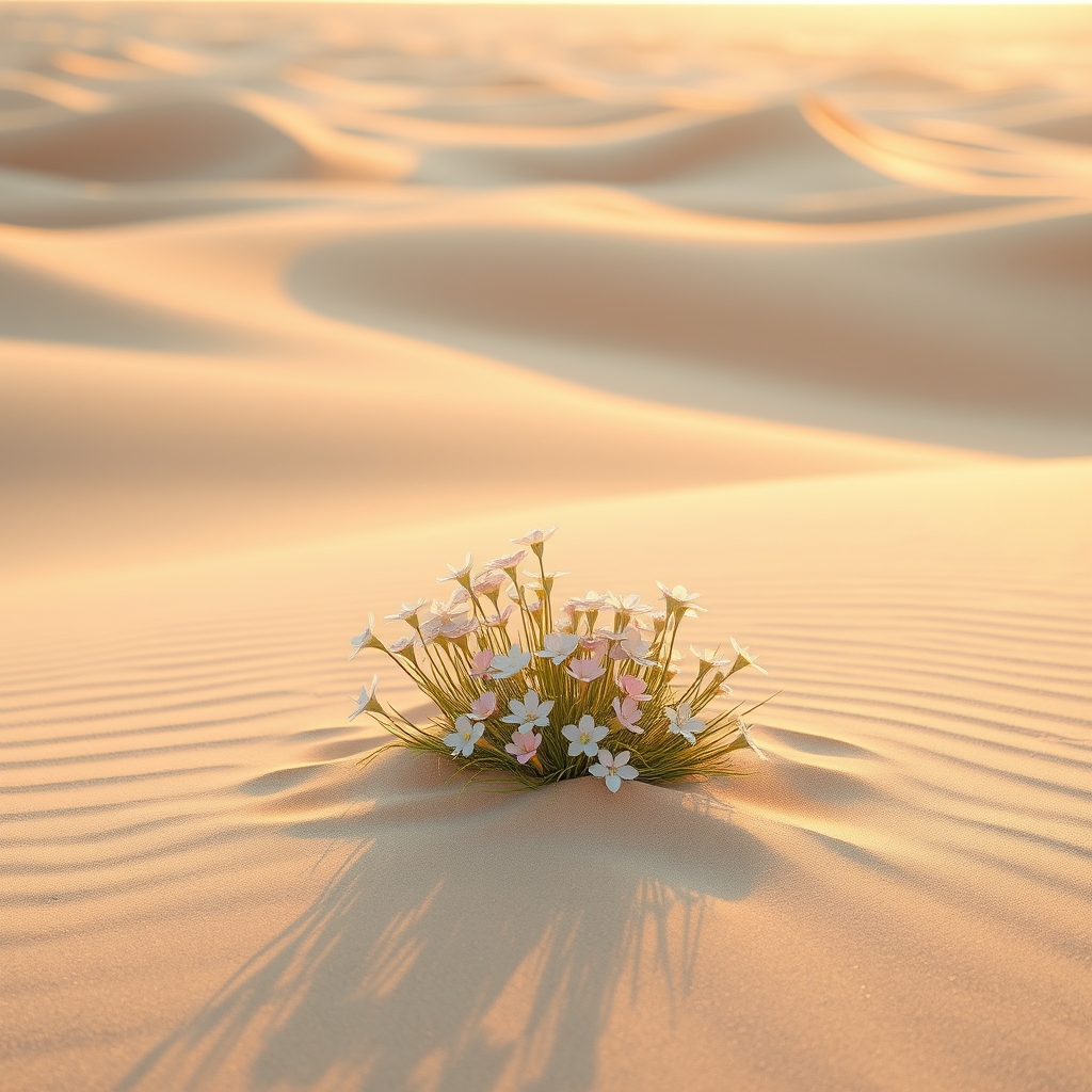 Golden Desert Bloom