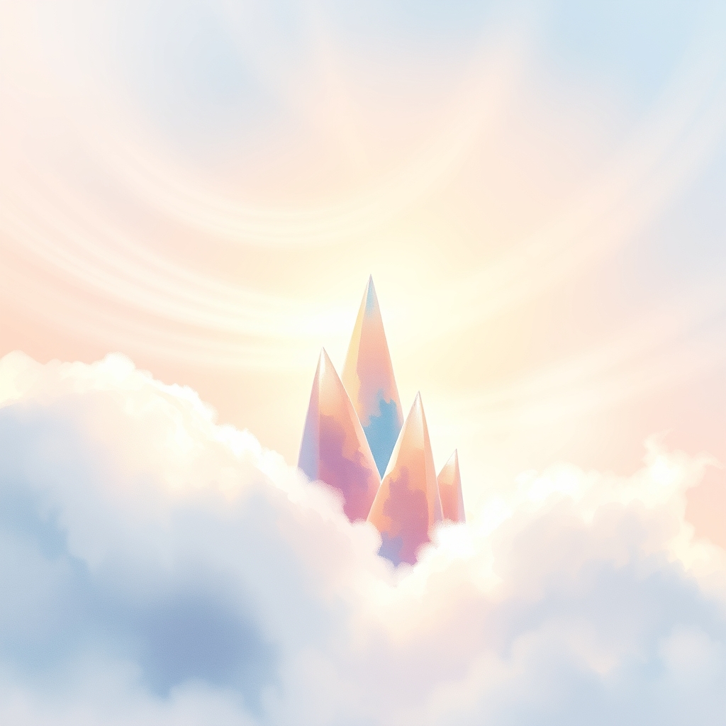 Amidst Shimmering Spires