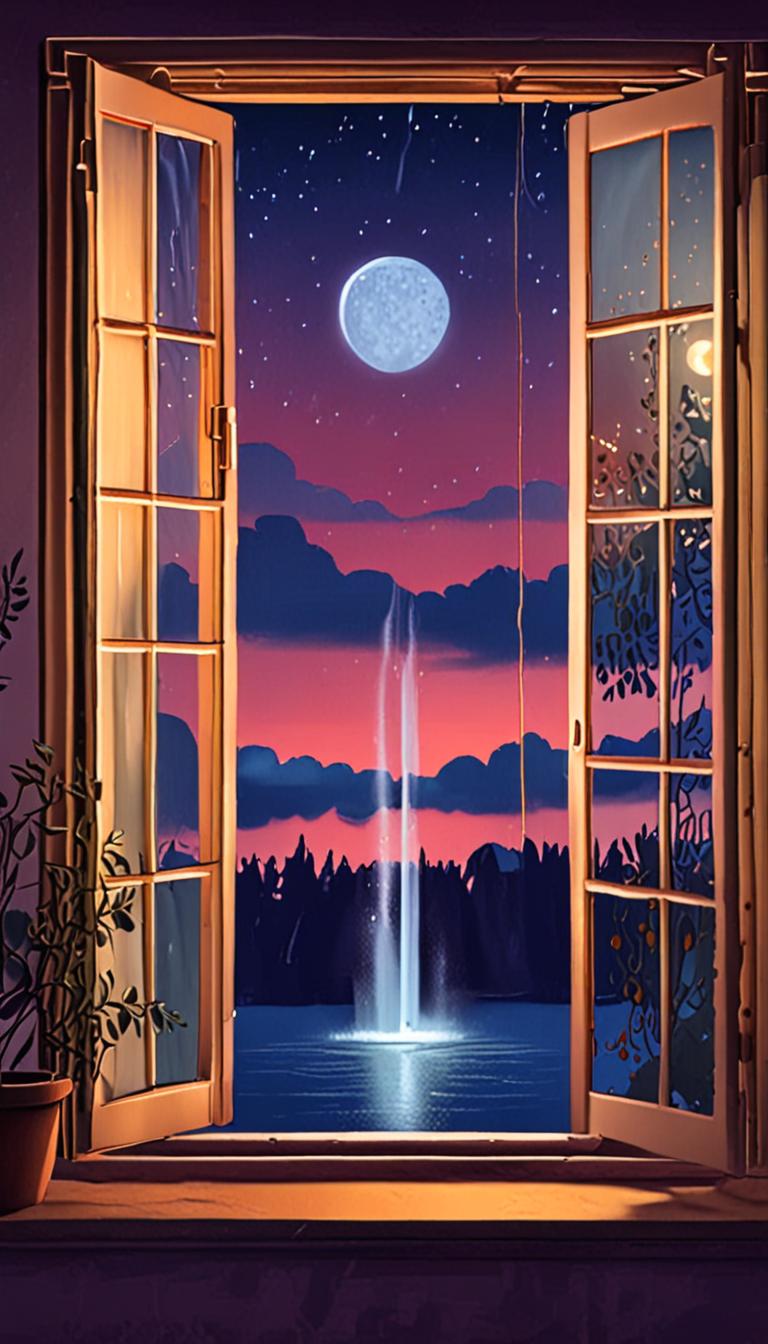 Moonlit Garden of Dreams — scene 4