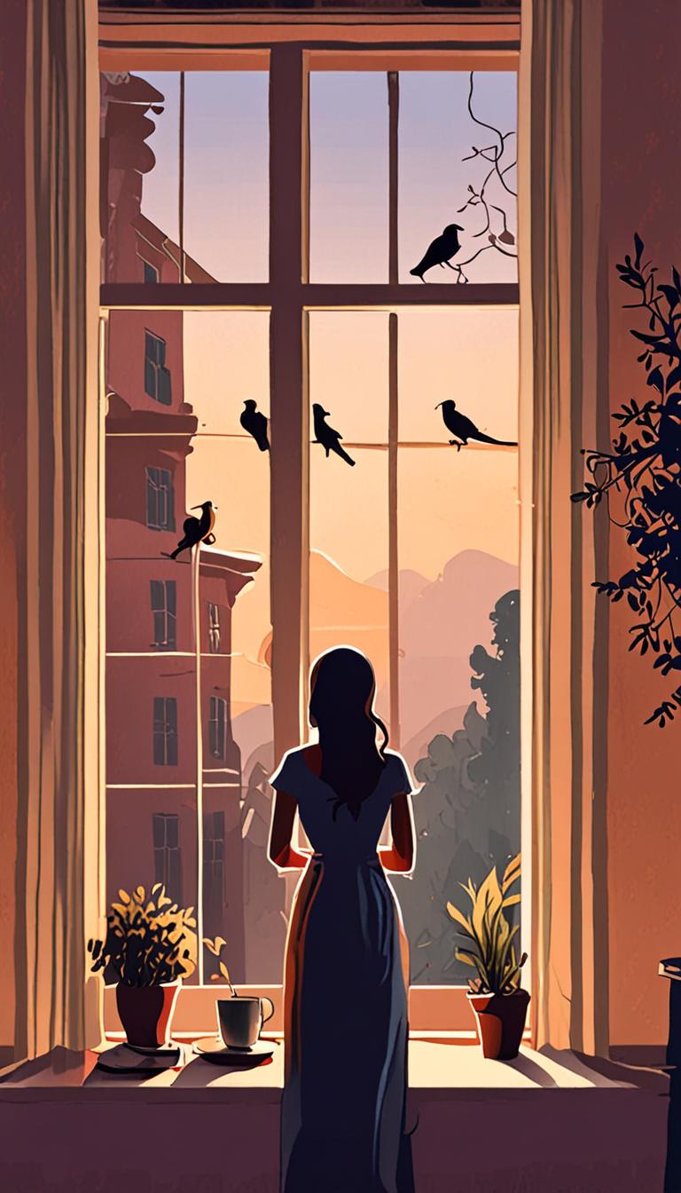 Quiet Village Morning Light — scene 3