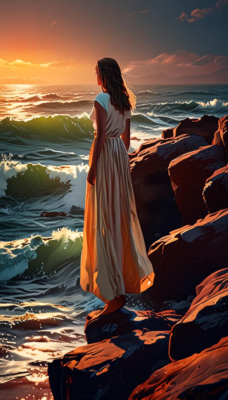 Peaceful Ocean Sunset Cove — scene 2