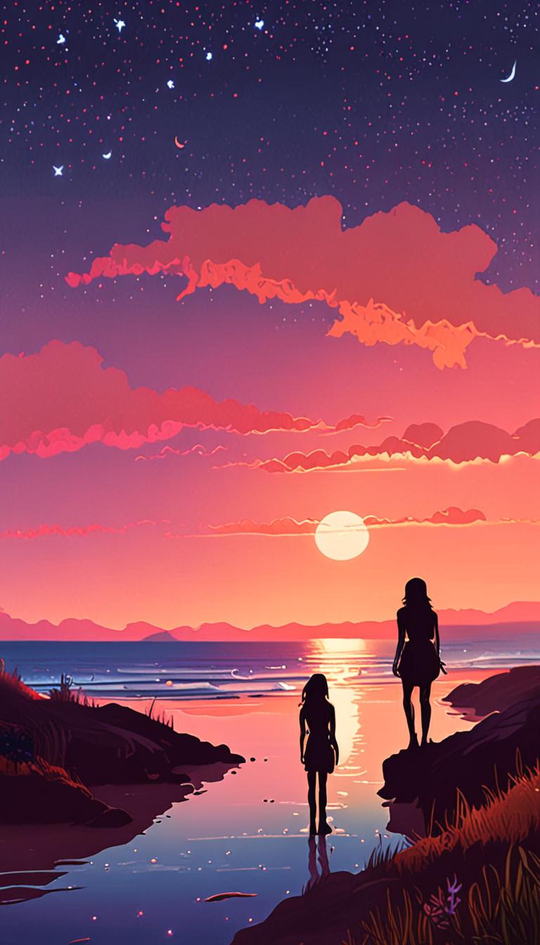 Peaceful Ocean Sunset Cove — scene 3