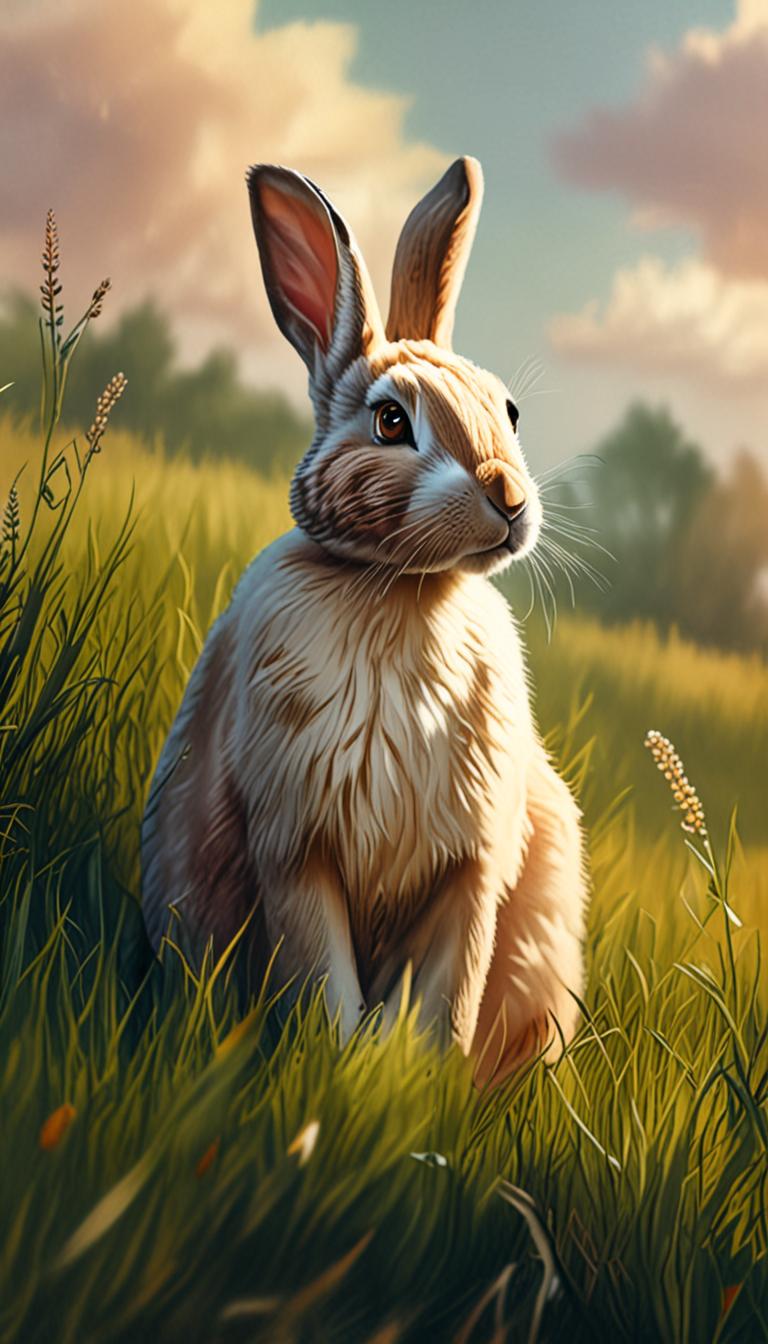 Calm Mountain Meadow Dawn — scene 4