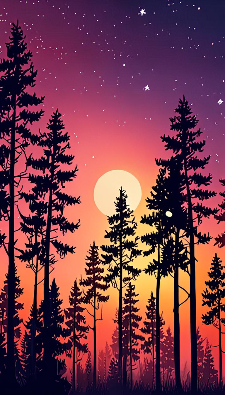 Whispering Woods at Dusk — scene 3
