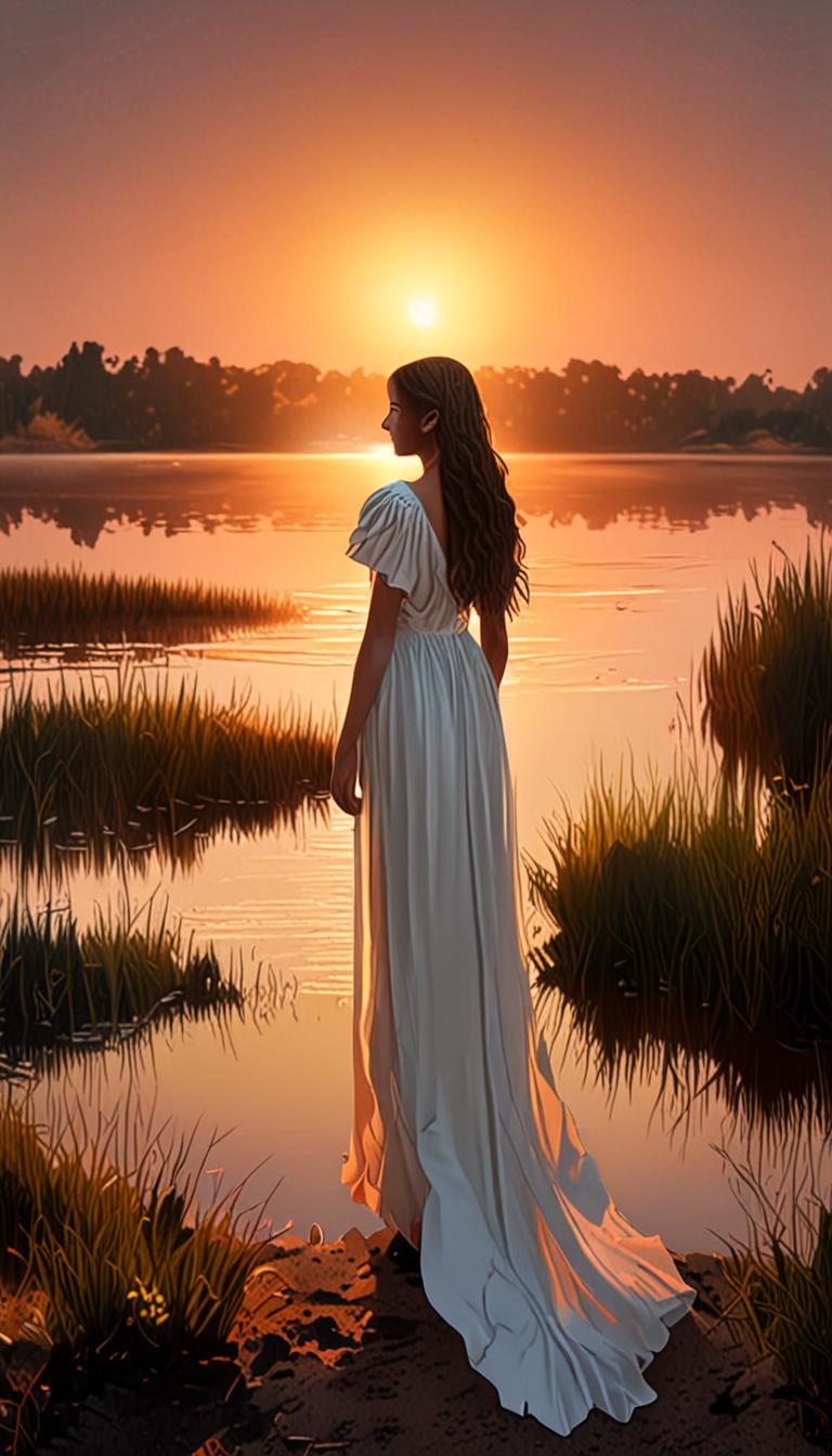 Gentle Morning River Flow — scene 1