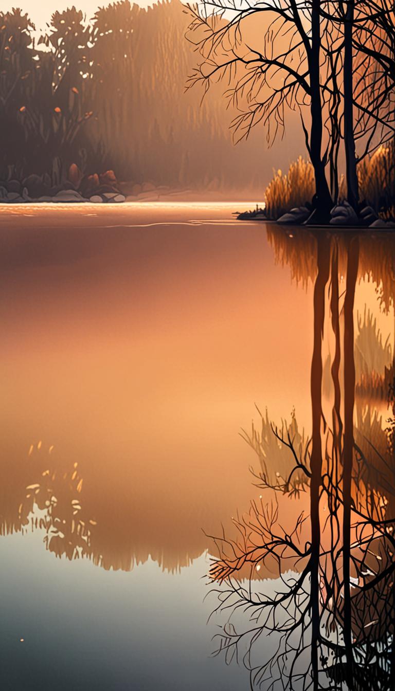 Gentle Morning River Flow — scene 4