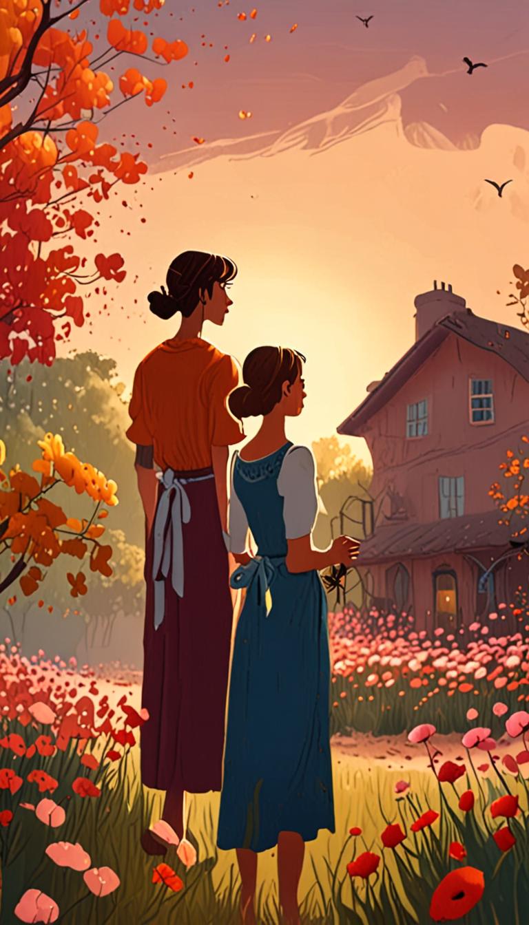 Warm Sunshine on Petals — scene 2