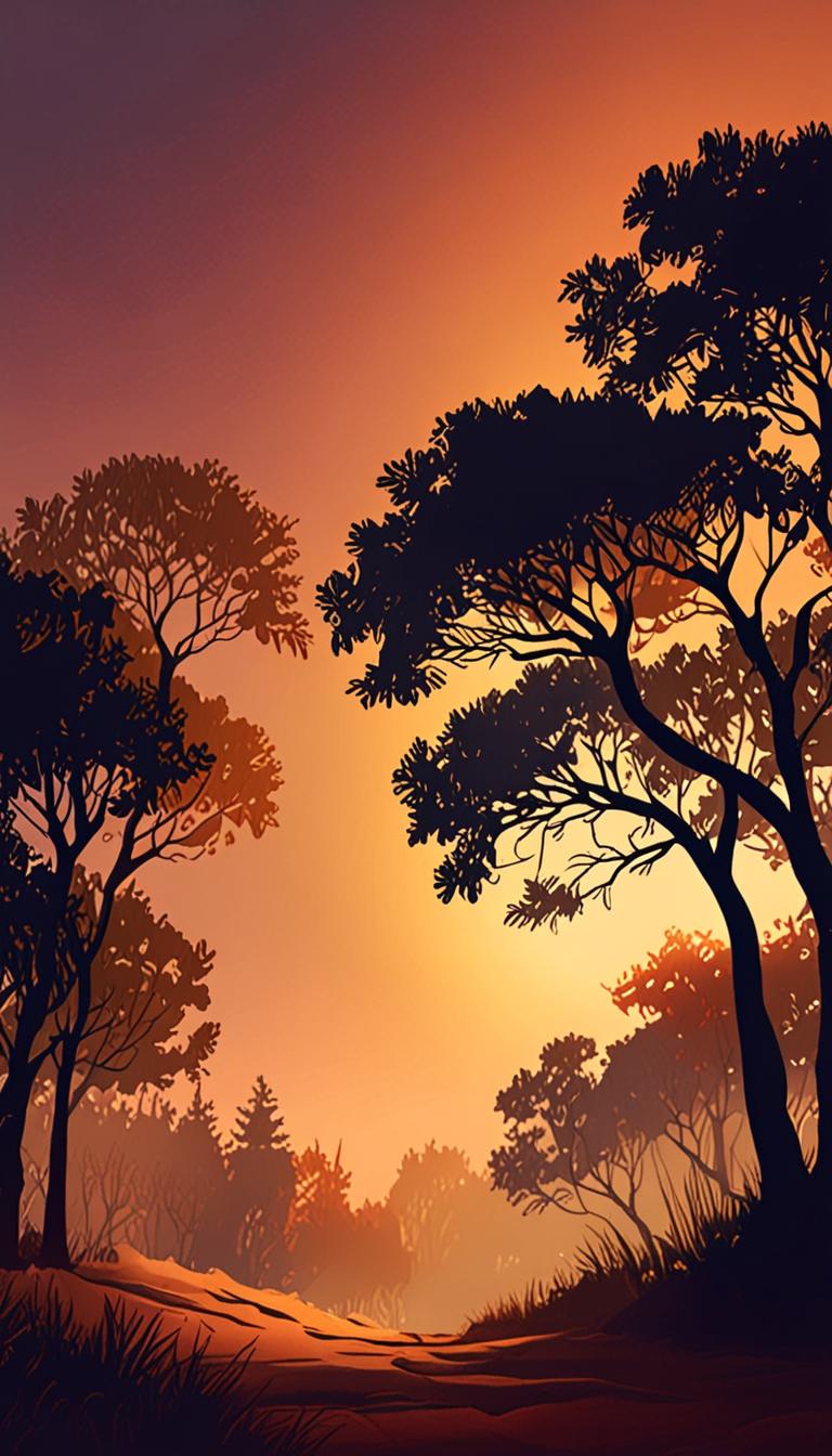 Evening's Gentle Forest Hush — scene 2
