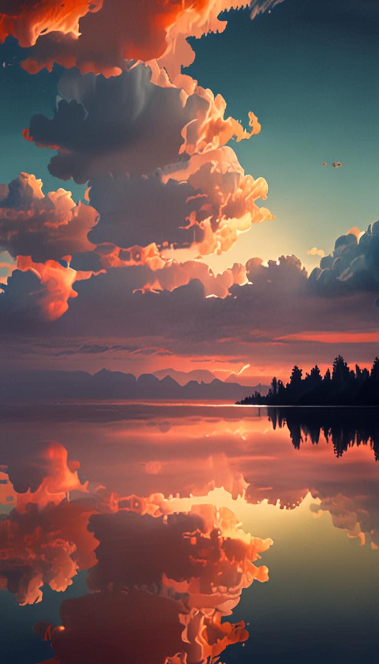 Gentle Clouds Drift By — scene 3