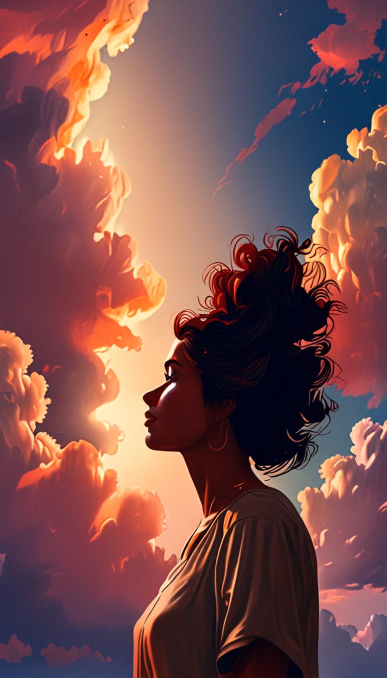 Gentle Clouds Drift By — scene 4