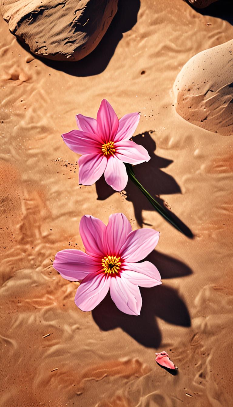 Softly Blooming Desert Flowers — scene 1