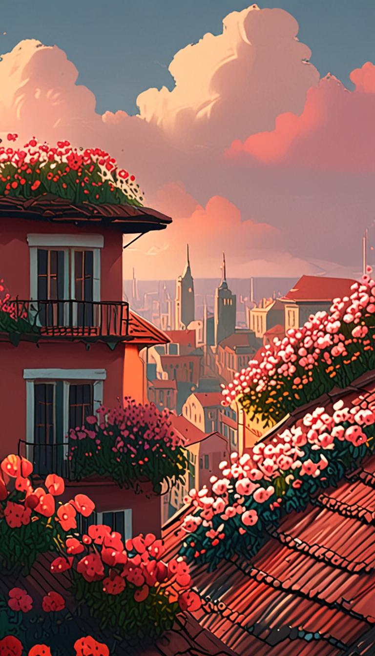 Evening's Peaceful Village Slumber — scene 2